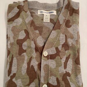 Comme des Garcons camo v-neck cardigan